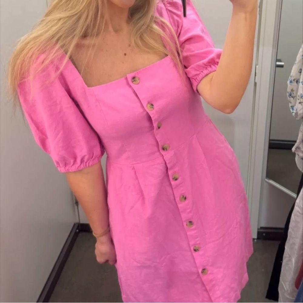 Old Navy Bright Pink Mini Dress